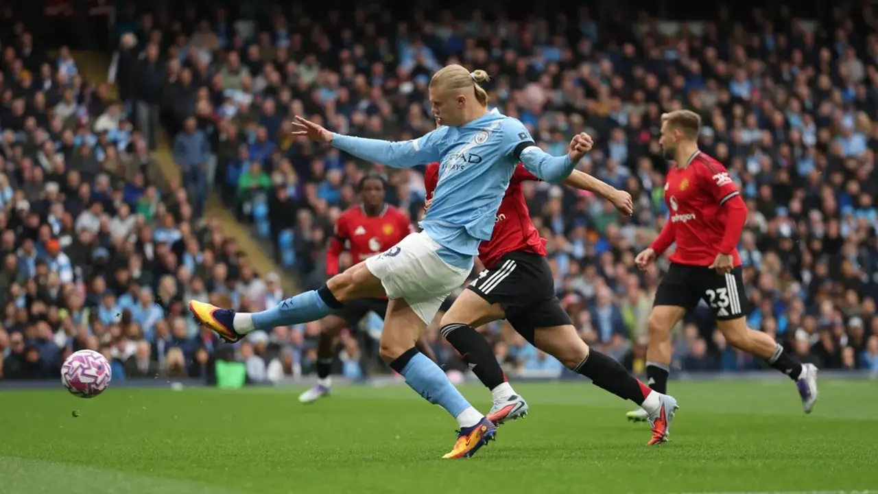 اللقاء المنتظر: موعد ديربي مانشستر يونايتد وسيتي والقنوات الناقلة